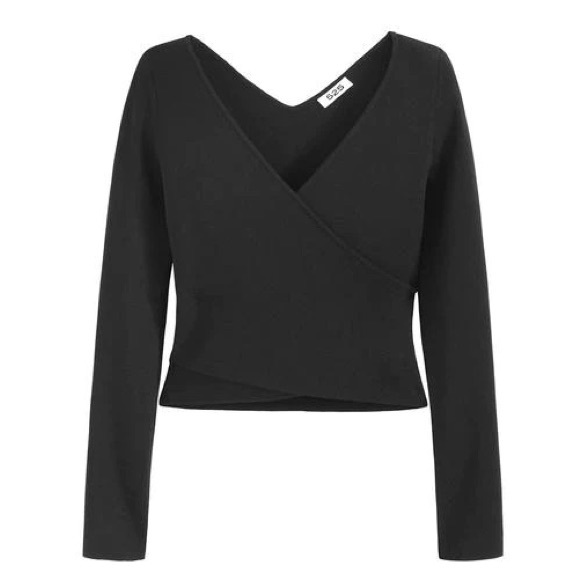 525 America BRAND NEW WITH TAGS Long sleeve wrap top - Picture 3 of 10